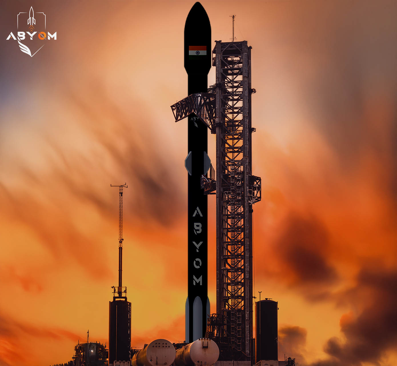 Space application of Abyom propulsion technology